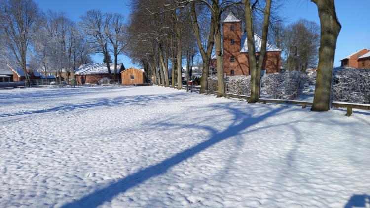 Keine Aktion Sauberes Dorf wegen Schneefall 